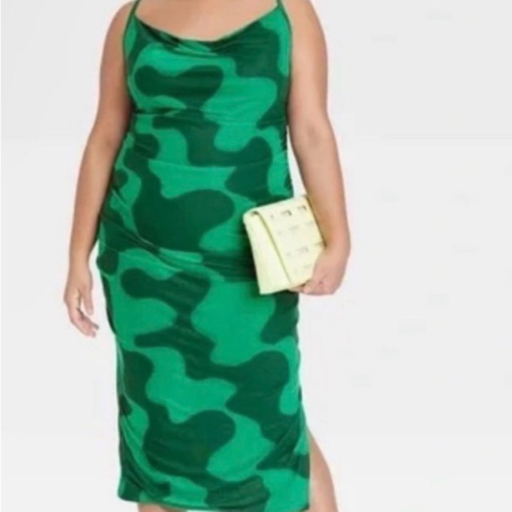 Green Camouflage Dress